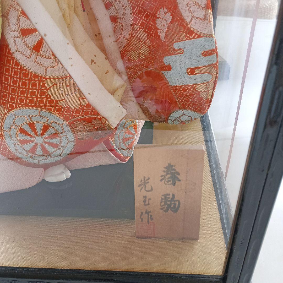 市松人形 ガラスケース入り 約60cm - メルカリ