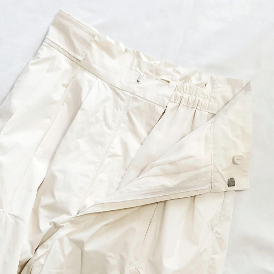 美品 UNITED TOKYO シャンブレー タフタボリュームパンツ