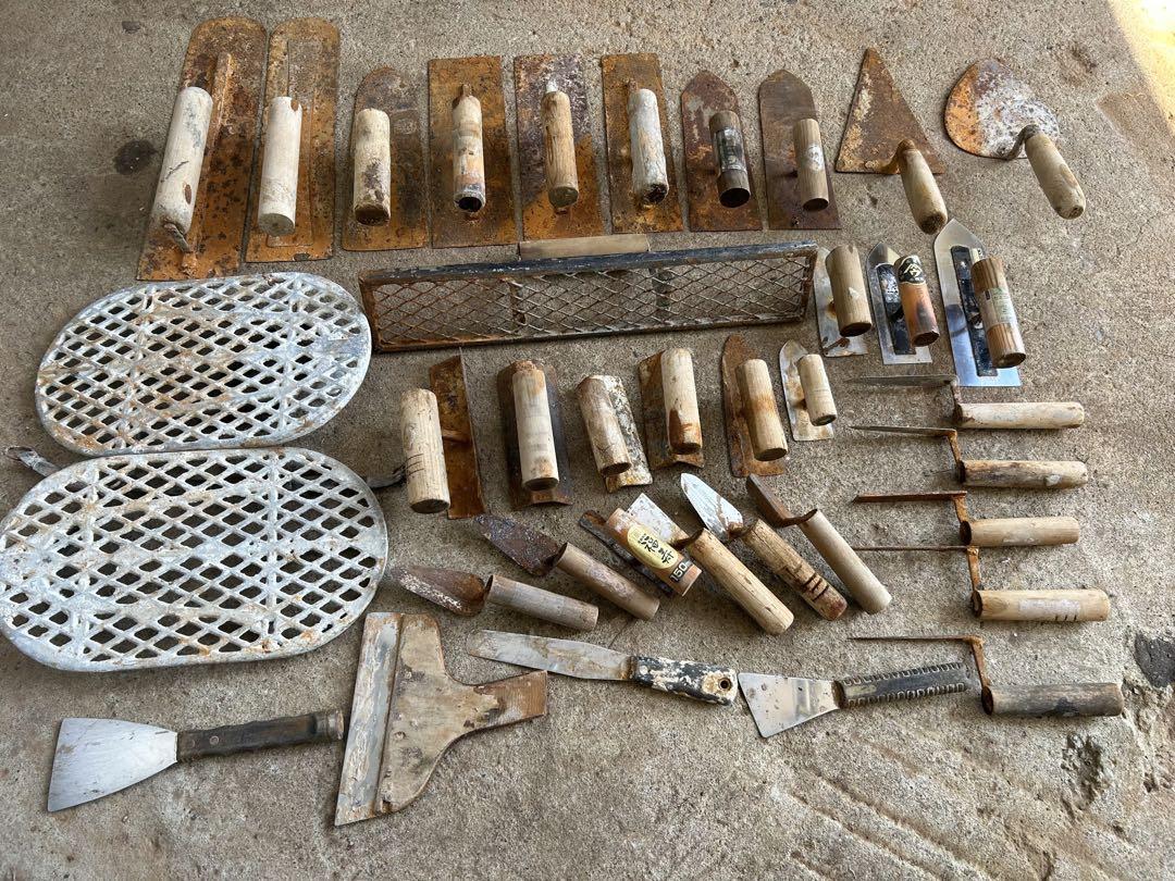 左官作業用コテなど37点セット