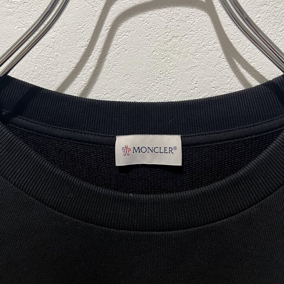 【美品/2024AW/完売】モンクレール　センターロゴワッペン　スウェット　XL