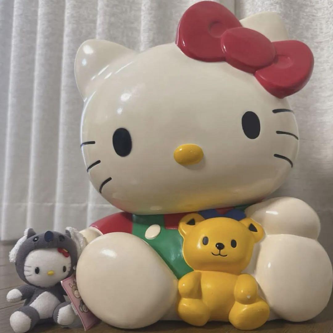 ユタカ製 キティちゃん特大ビッグ貯金箱 年代物 レトロ - メルカリ