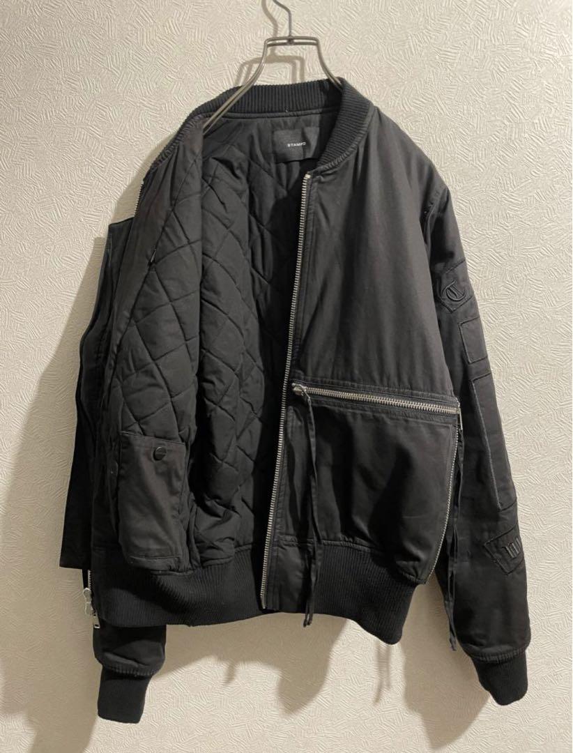 STAMPD クロス ジップ MA-1 ボンバー ジャケット / スタンプド