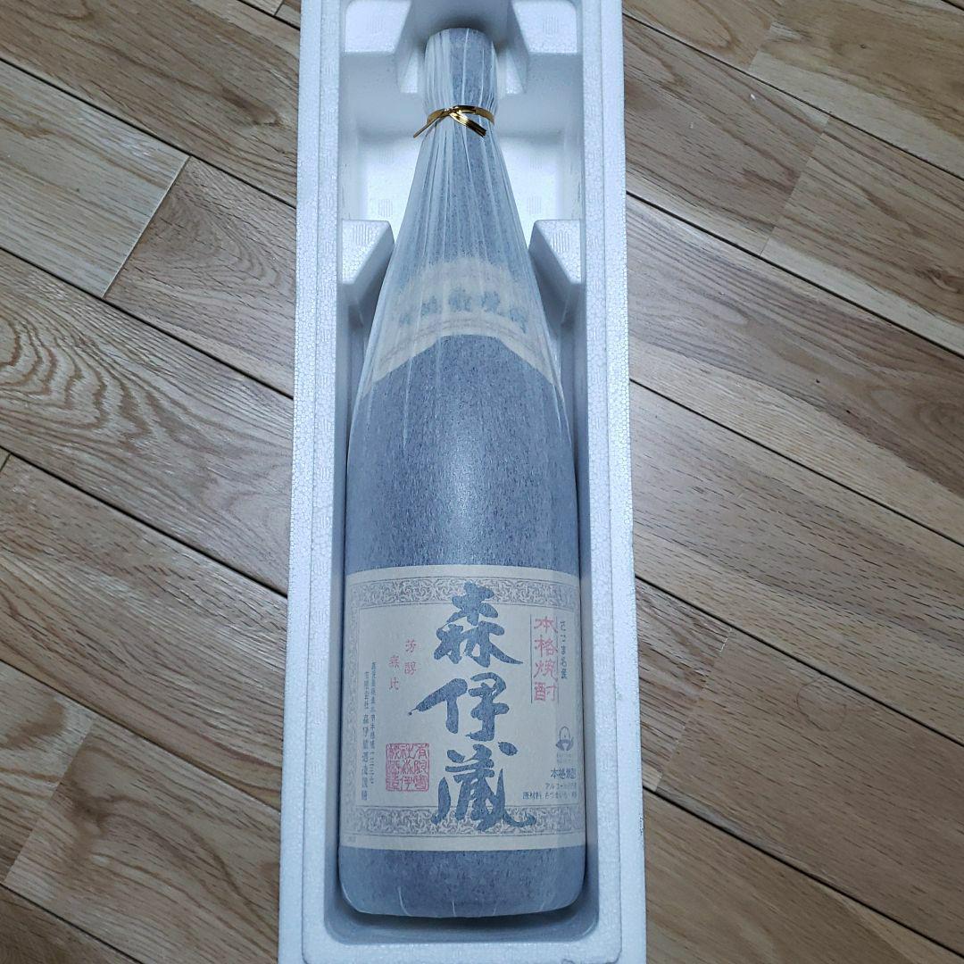 高い品質 森伊蔵 本格焼酎 木箱付 森伊蔵酒造 25% かめ壺焼酎 1800ml 未開栓 - 焼酎