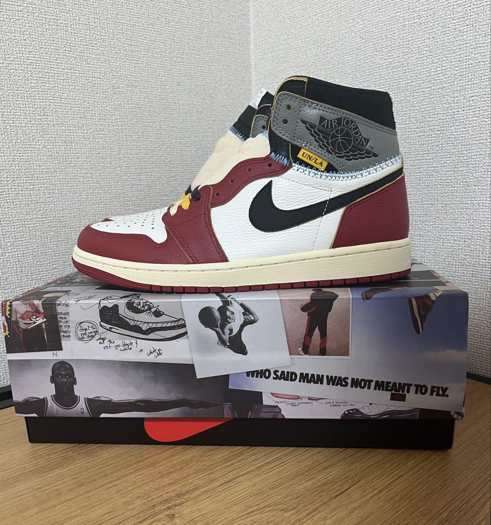 靴 UNION Jordan 1 Chicago Shadow 27cm
