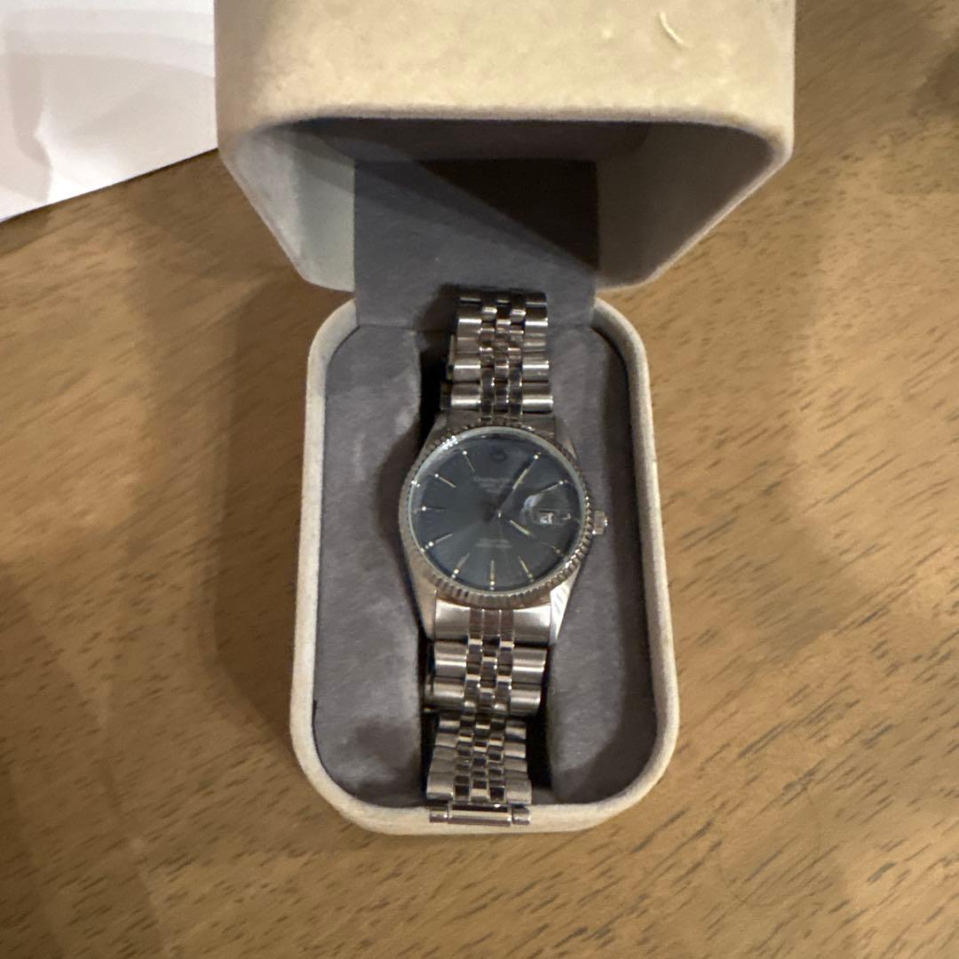 Charles Viégéle ステンレススチール アナログ時計 き目立った傷や汚れなし