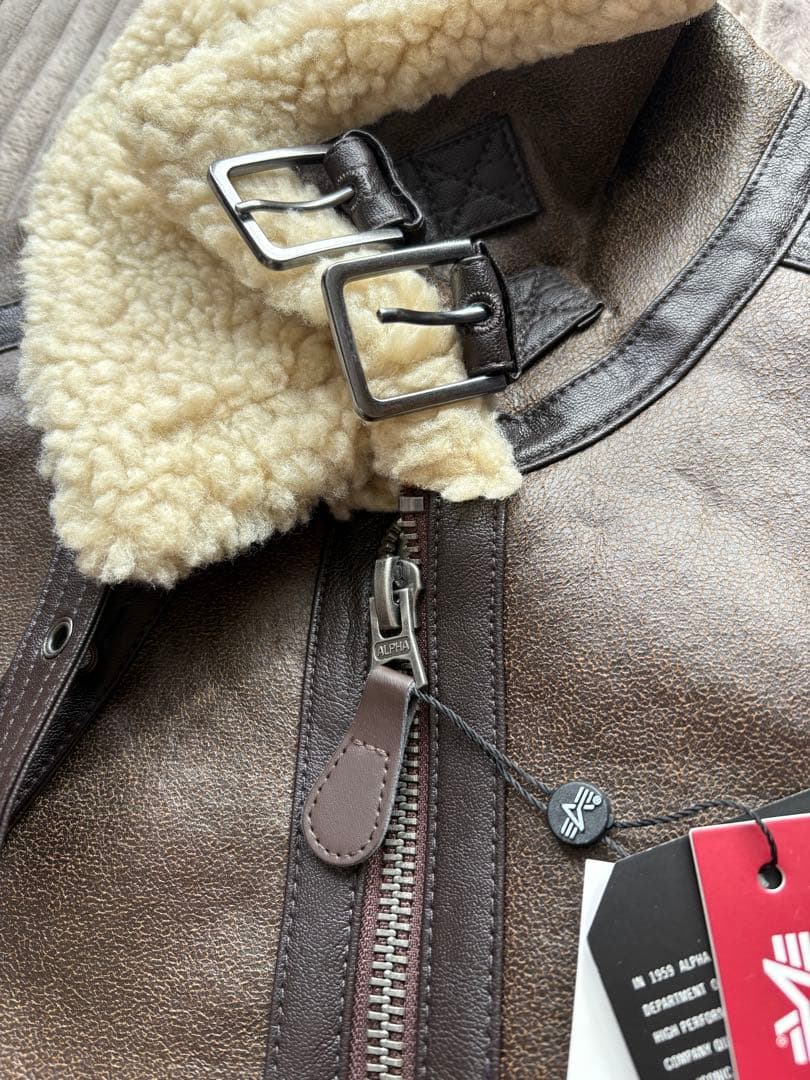アルファ フェイクムートン ジャケット M アルファ フェイクムートン ジャケット M