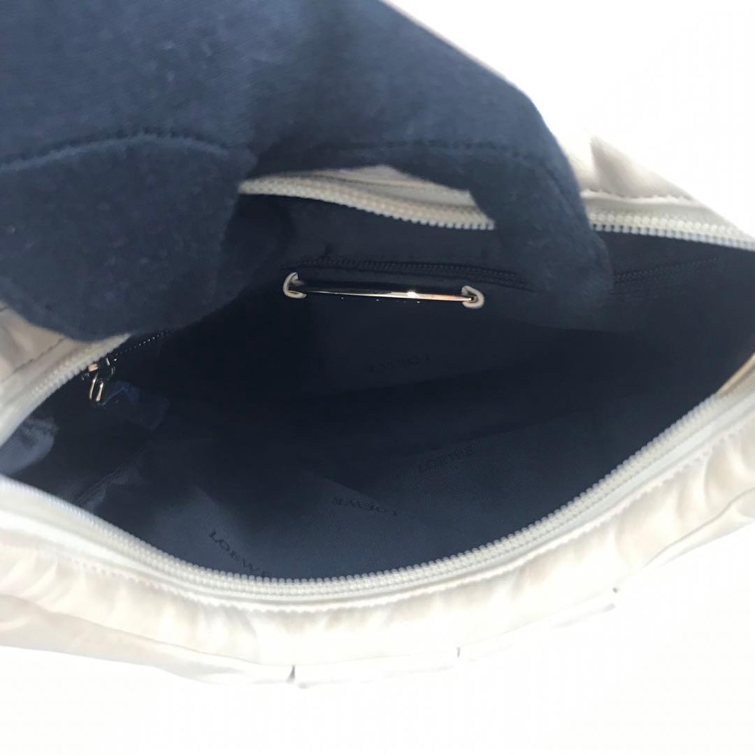 最高 LOEWE ロエベ ナッパ レザー アナグラム ショルダーバッグ