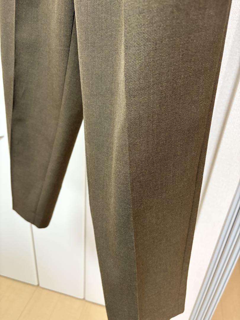 パンツ MARKAWARE PLEATED FRONT PEGTOP size1