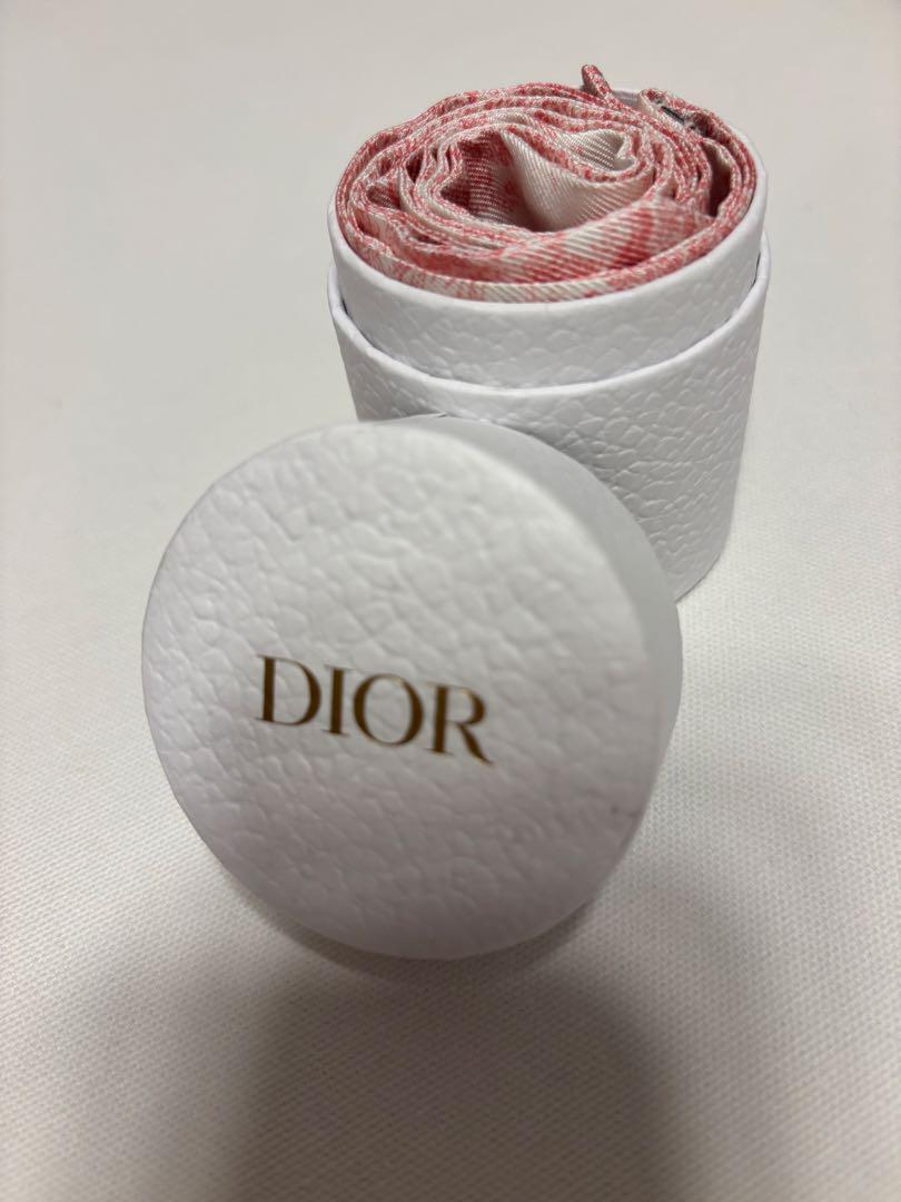 Dior ピンクストライプリボン ミッツァ