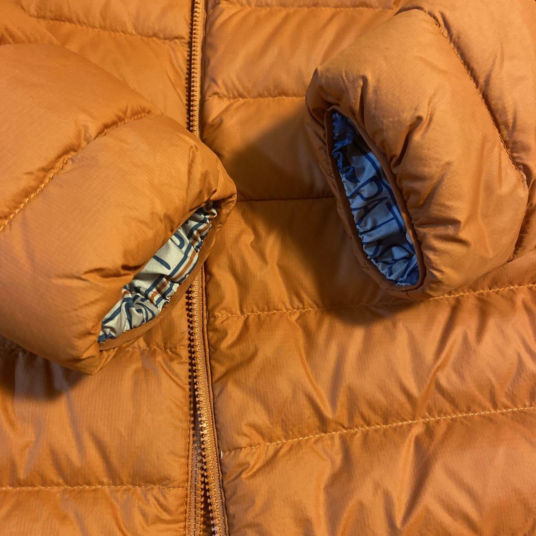 Patagonia キッズ 150XLダウンジャケット オレンジ
