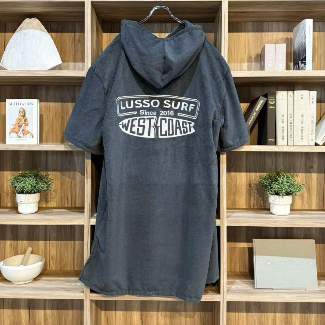 再入荷　LUSSO SURF お着替えポンチョ　グレー⭐︎送料込み 西海岸系⭐︎LUSSO SURFお着替えポンチョ グレー⭐︎送料込み