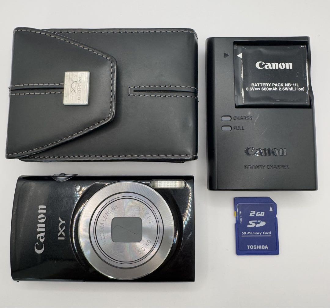 Canon キャノン IXY 120 ブラック 黒 デジカメ
