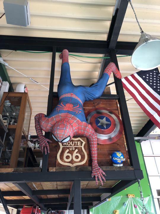 44%割引春新作の インスタ映え 等身大 スパイダーマン 軽量 店舗や