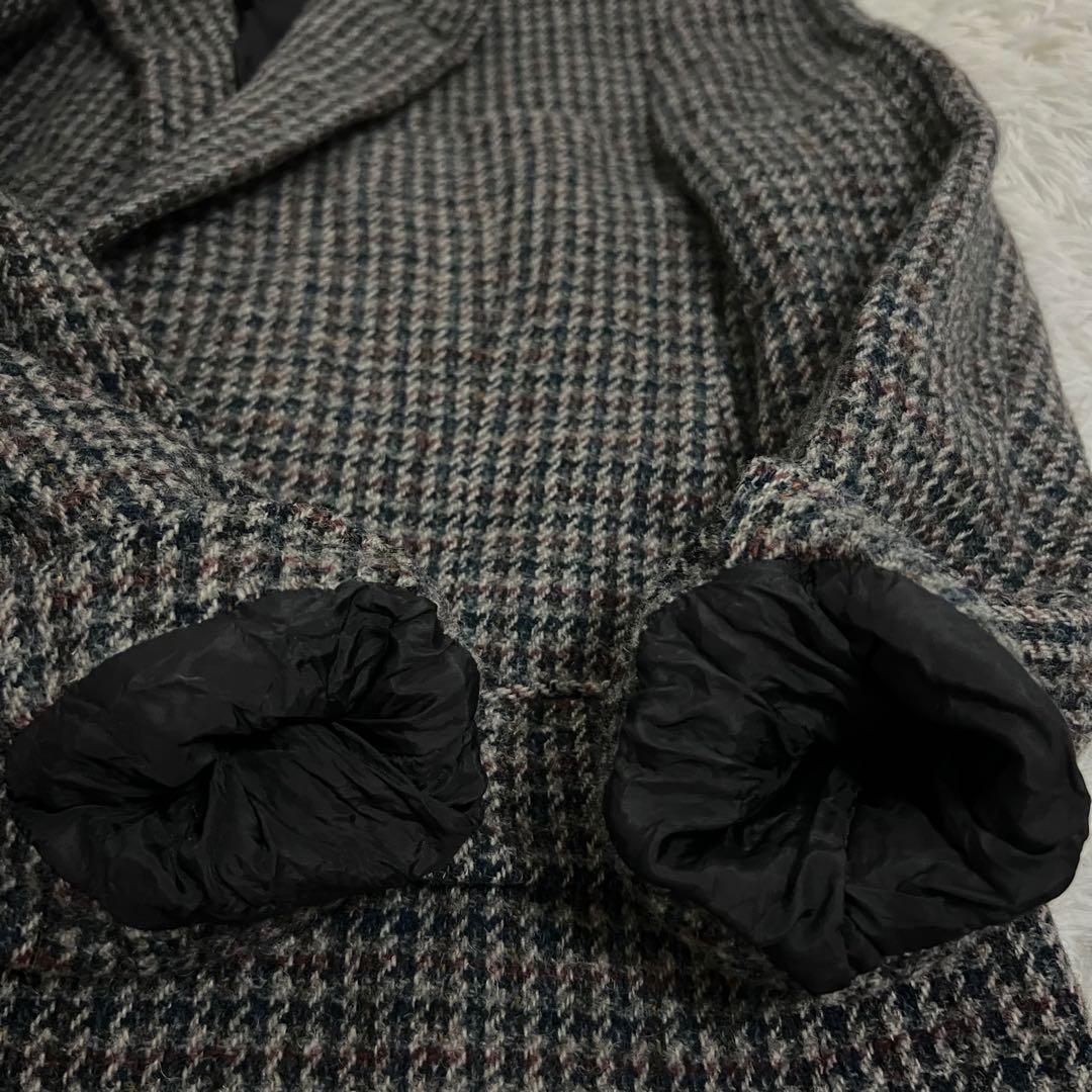 walbusch ハリスツイード ジャケット 千鳥格子 胡桃ボタン 522XL 3L Harris Tweed KANDAIZUMI_COM