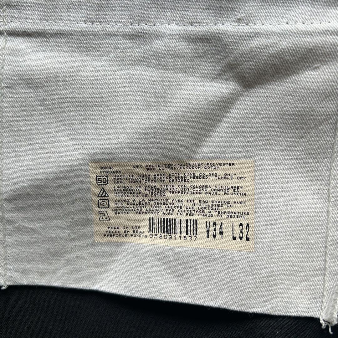 90s Dickies 874 アメリカ製 ブラック W34 ゴールデンサイズ