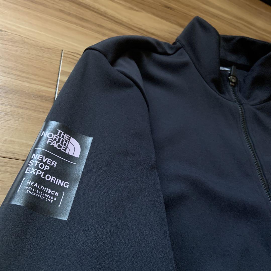 XXLノースフェイス黒ブラックトラックジャケットジャージNORTHFACE