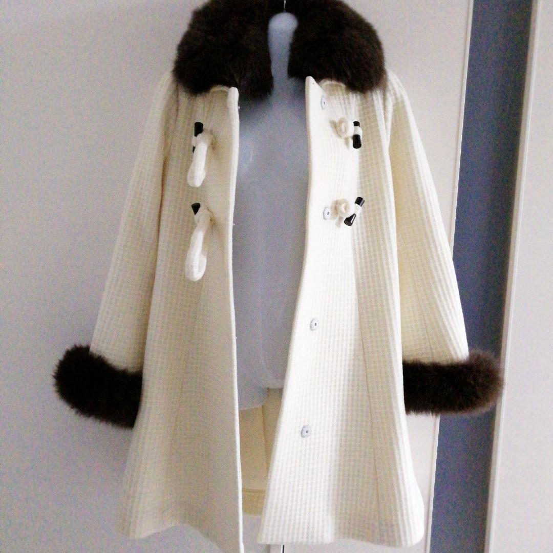最終値下げ】LAGUAGEM FAUX ファーコート GRY Sサイズ