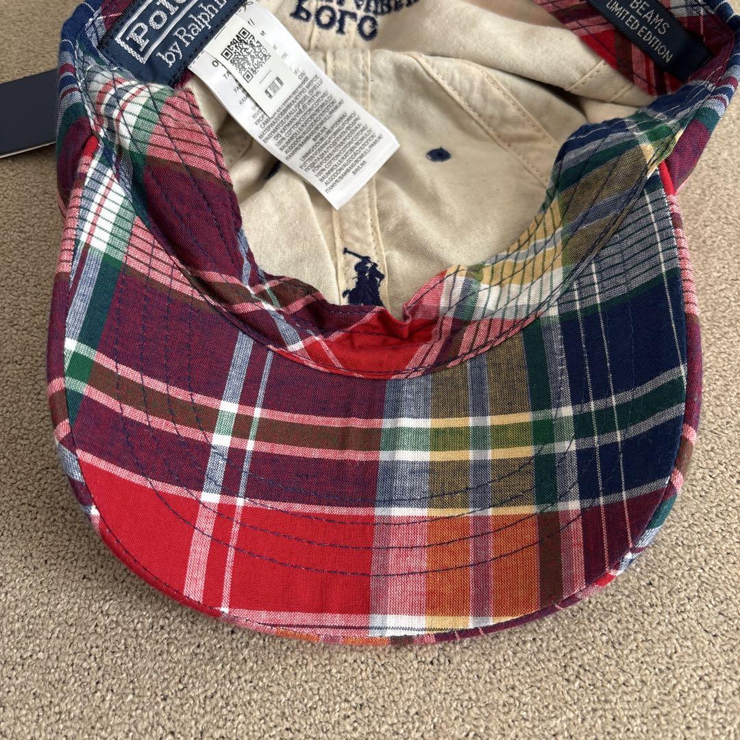 POLO RALPH LAUREN✖️BEAMS 別注 チェック キャップ