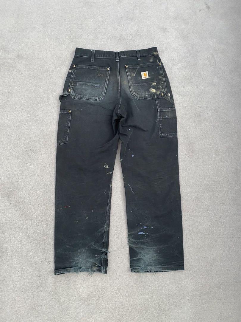Carhartt ダブルニーペインターパンツ ブラックW32 L30 アメリカ製