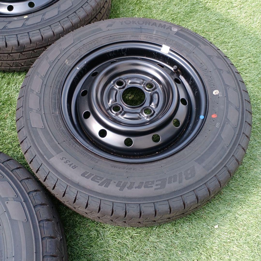 ヨコハマ　ブルーアース　バン　145/80 R12 ほぼ新車外し　本州送料無料