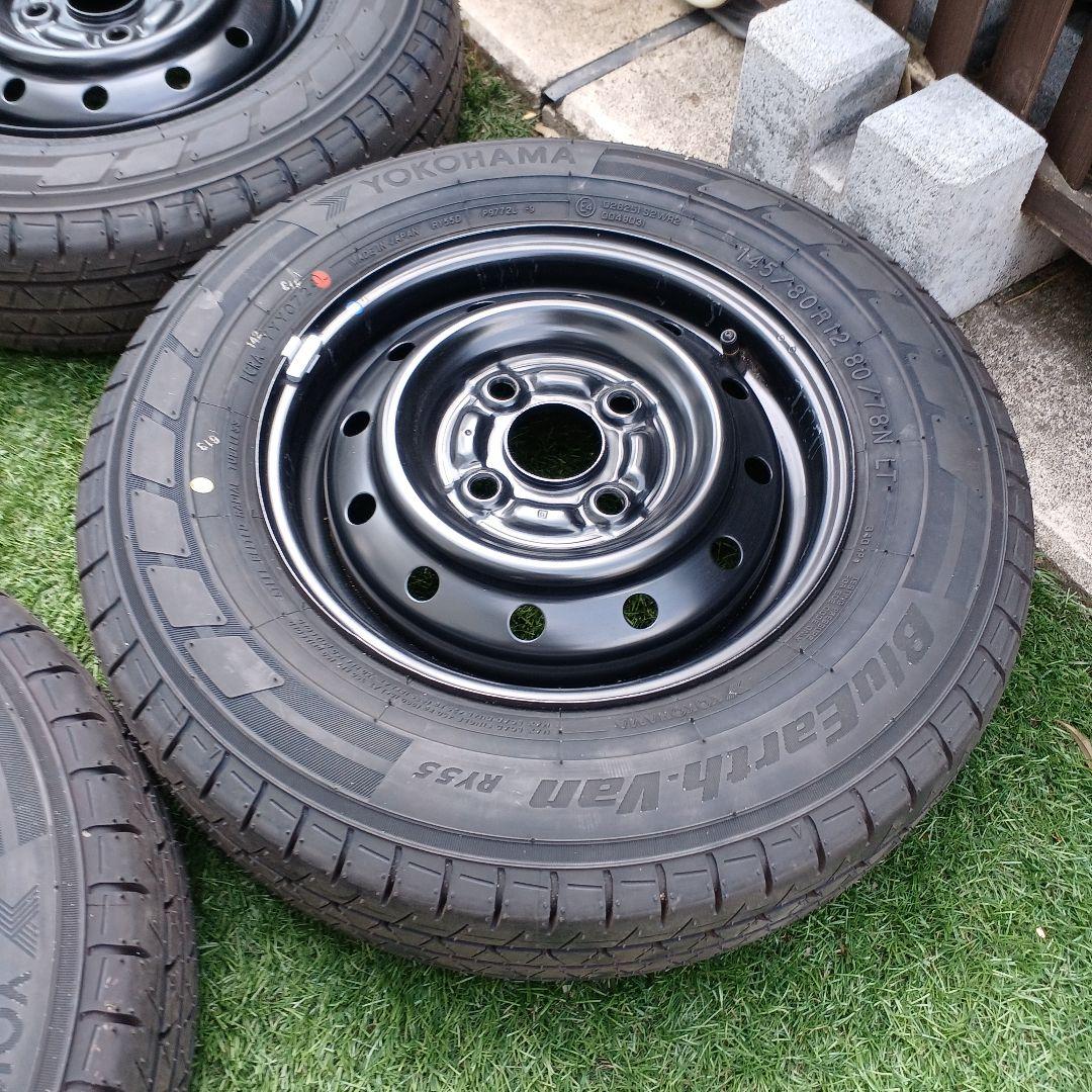 ヨコハマ　ブルーアース　バン　145/80 R12 ほぼ新車外し　本州送料無料