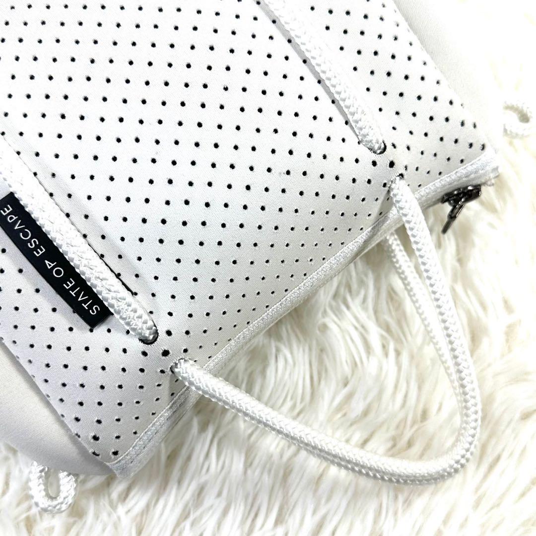 【美品】ステイトオブエスケープ プリクエル XS 2way ショルダーバッグ 白