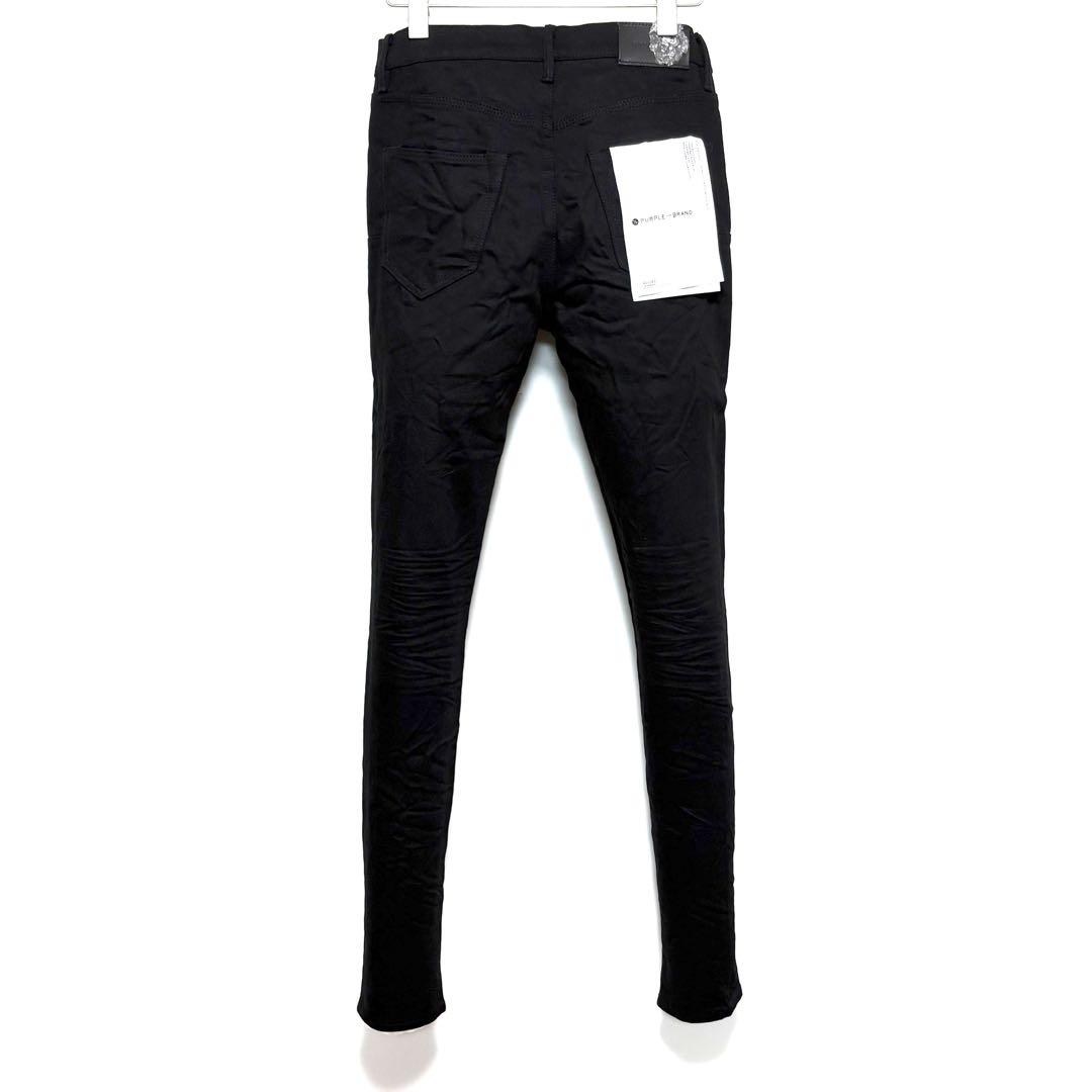 新品 PURPLE BRAND P001 ブラックスキニーデニム 28
