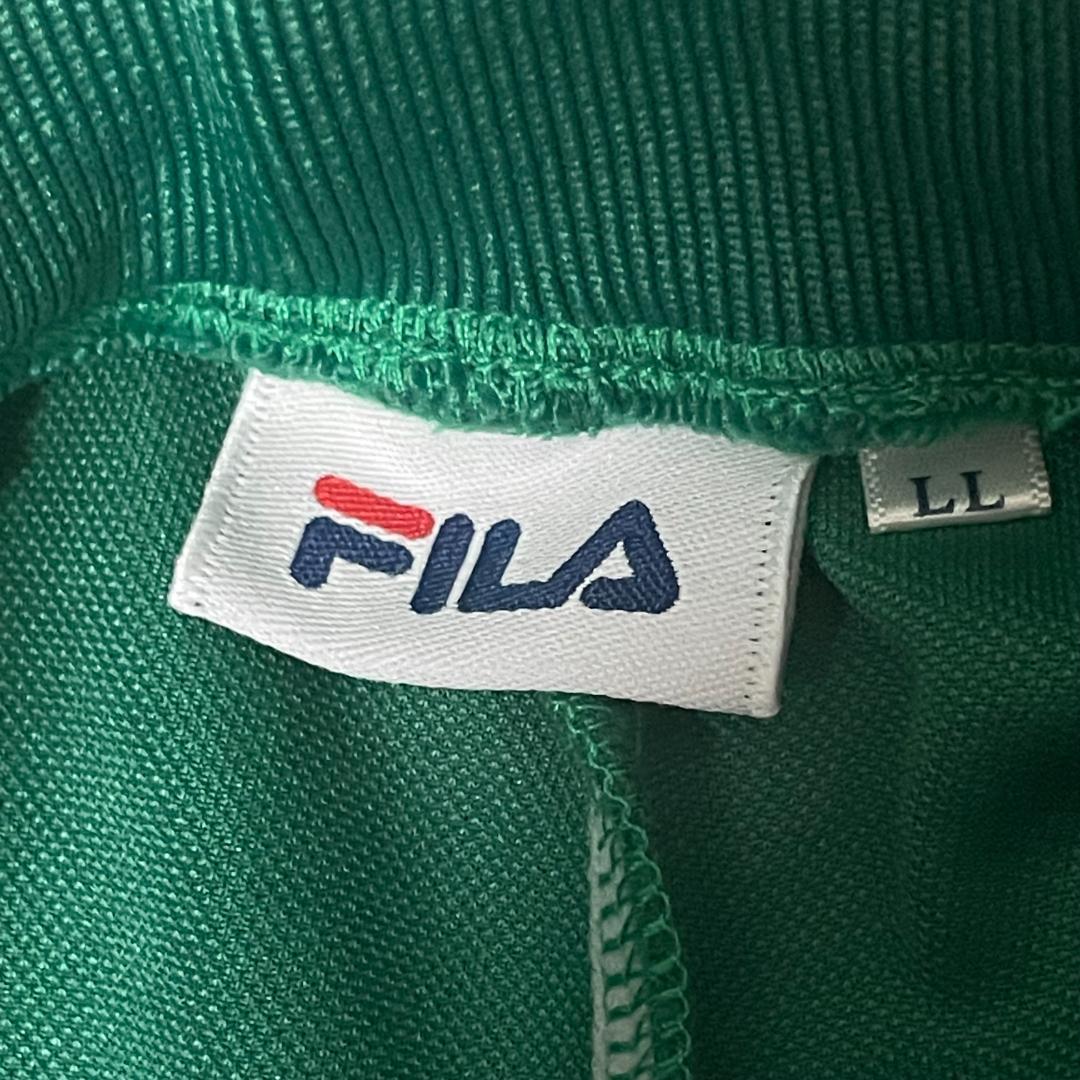 大人気カラー FILA フィラ サイドライン ロゴ刺繍 トラックパンツ ジャージ