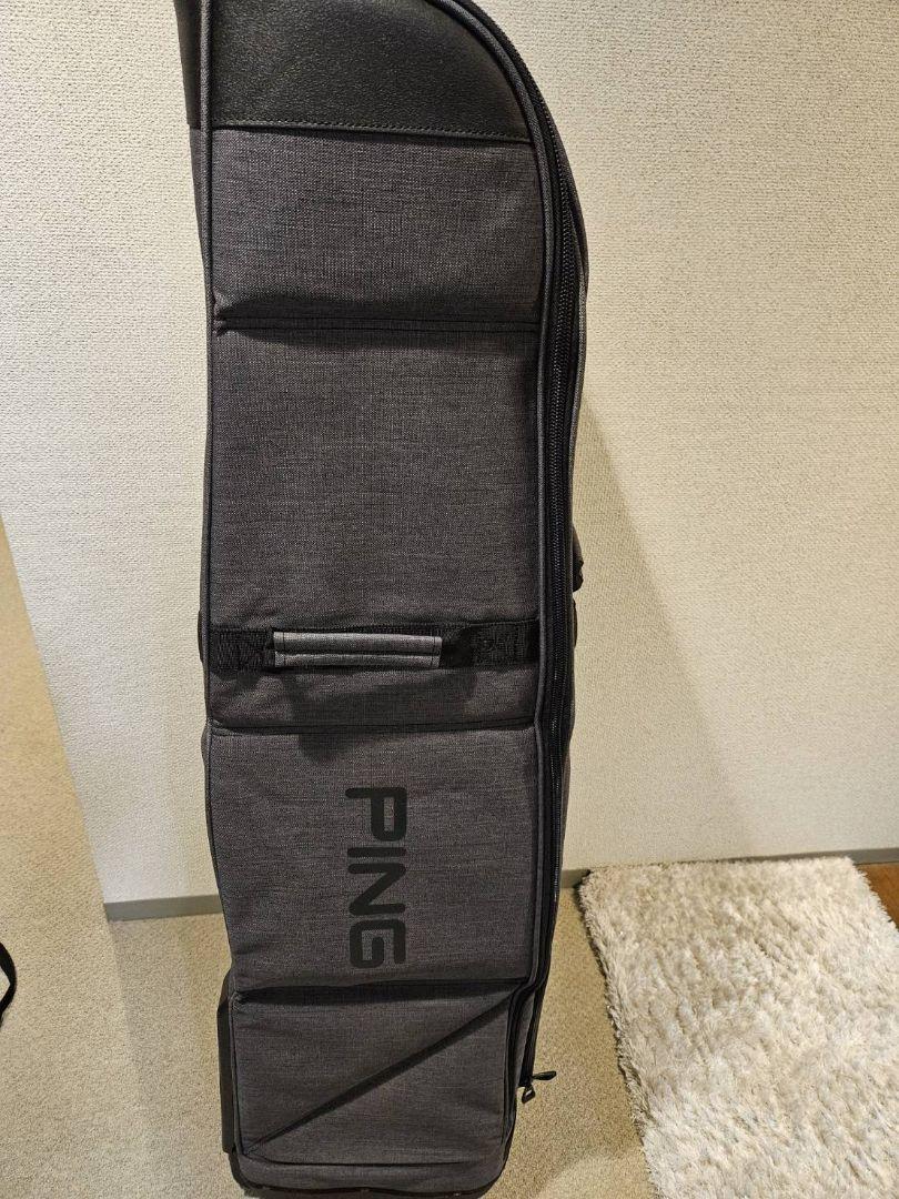 美品PINGピンゴルフ用ハードトラベルバッグケース　中古品　折り畳み可能です。