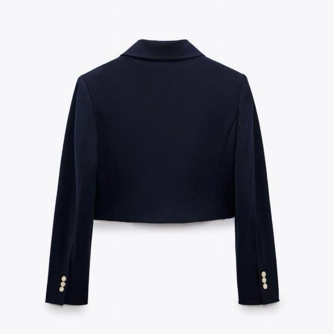 ZARA / クロップド ダブルブレスト ブレザー - メルカリ