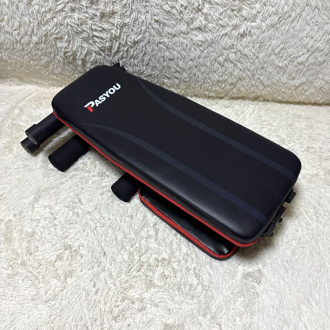 『美品』Pasyou トレーニングベンチ 3in1 マルチシットアップベンチ