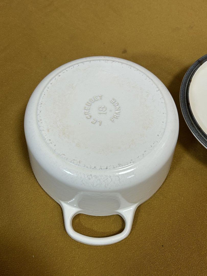 ル・クルーゼ ココットロンド 18cm ホワイト LECREUSET