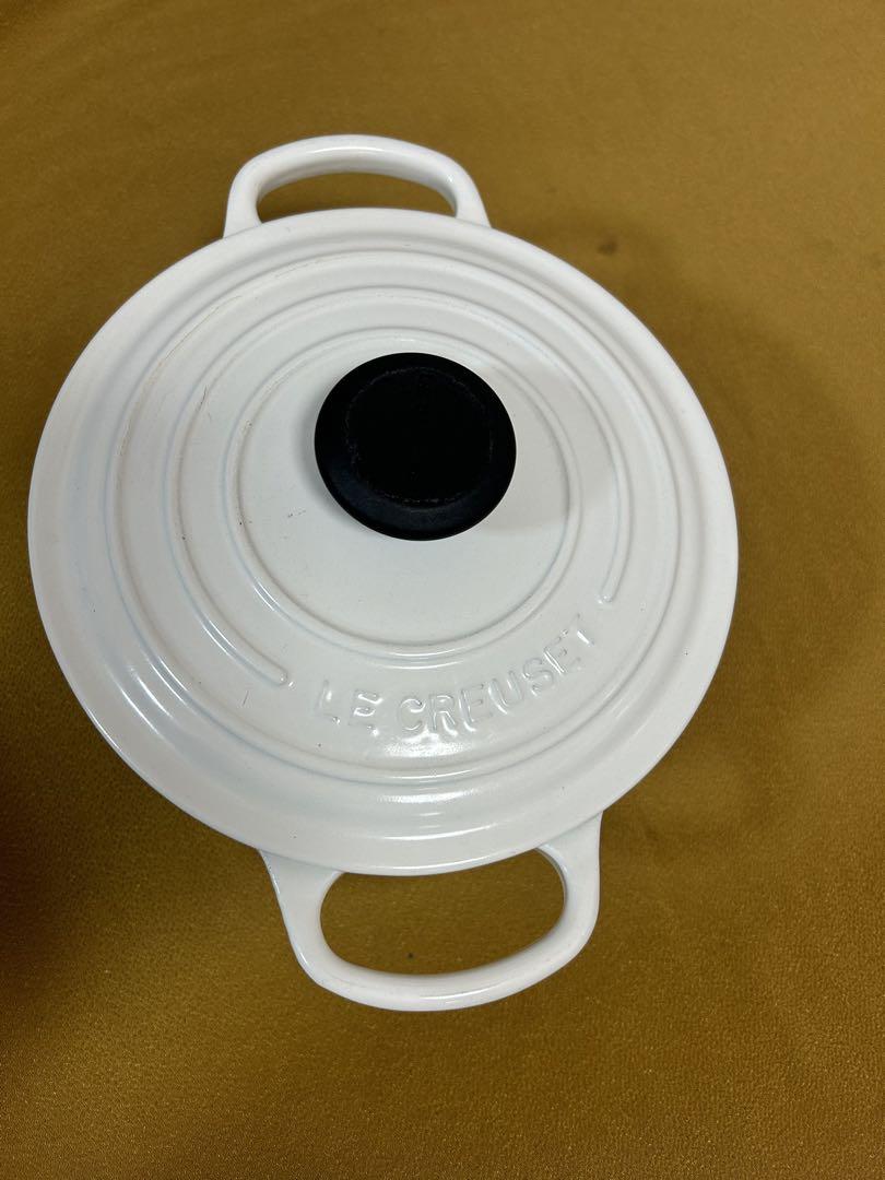 ル・クルーゼ ココットロンド 18cm ホワイト LECREUSET
