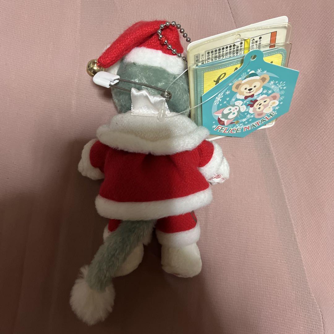 ダッフィー＆フレンズ　クリスマスぬいぐるみバッジセット