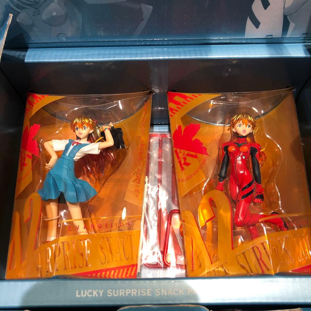 エヴァンゲリオン ラッキーサプライズスナックプレミアム 彩色フィギュア2体セット エヴァンゲリオン ラッキーサプライズスナックプレミアム 彩色