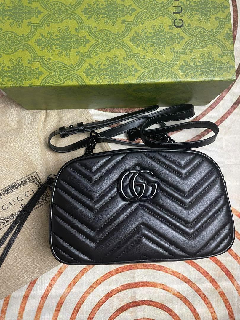 GUCCI グッチ GGマーモント キルティングショルダー スモール