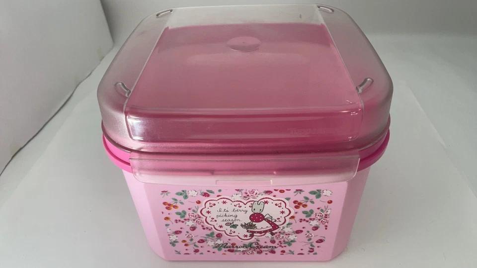 サンリオ マロンクリーム プラスティック ケース 18X20X14cm 1996