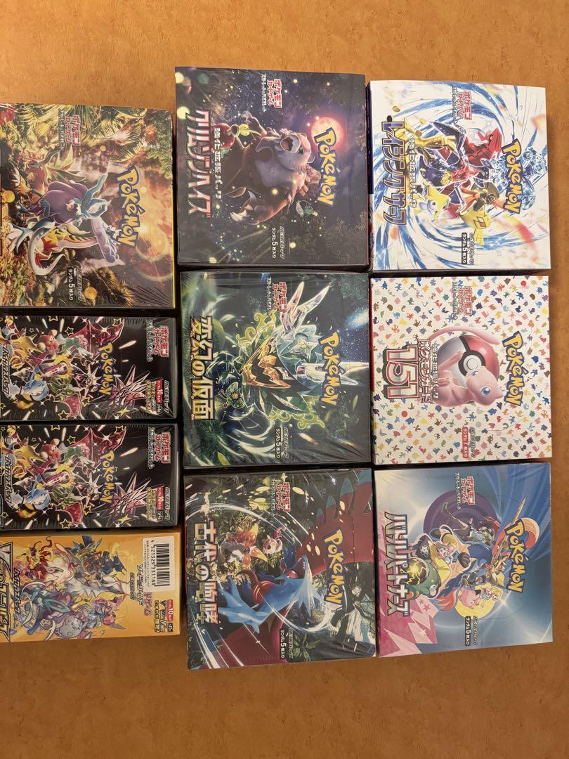 ポケモンカード シュリンク付き BOX まとめ売り