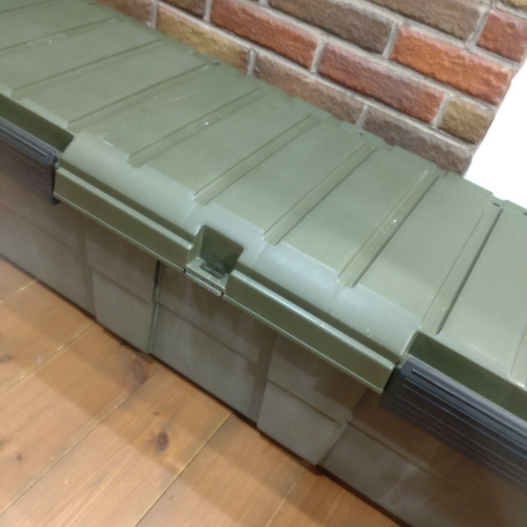 軽トラ用 コンテナBOX KB‐130N DG トランクカーゴ 固定ベルト付き