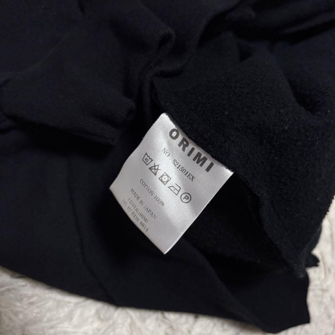 ORIMI CROSS PATCH HOODIE パーカー オリミ ブラック