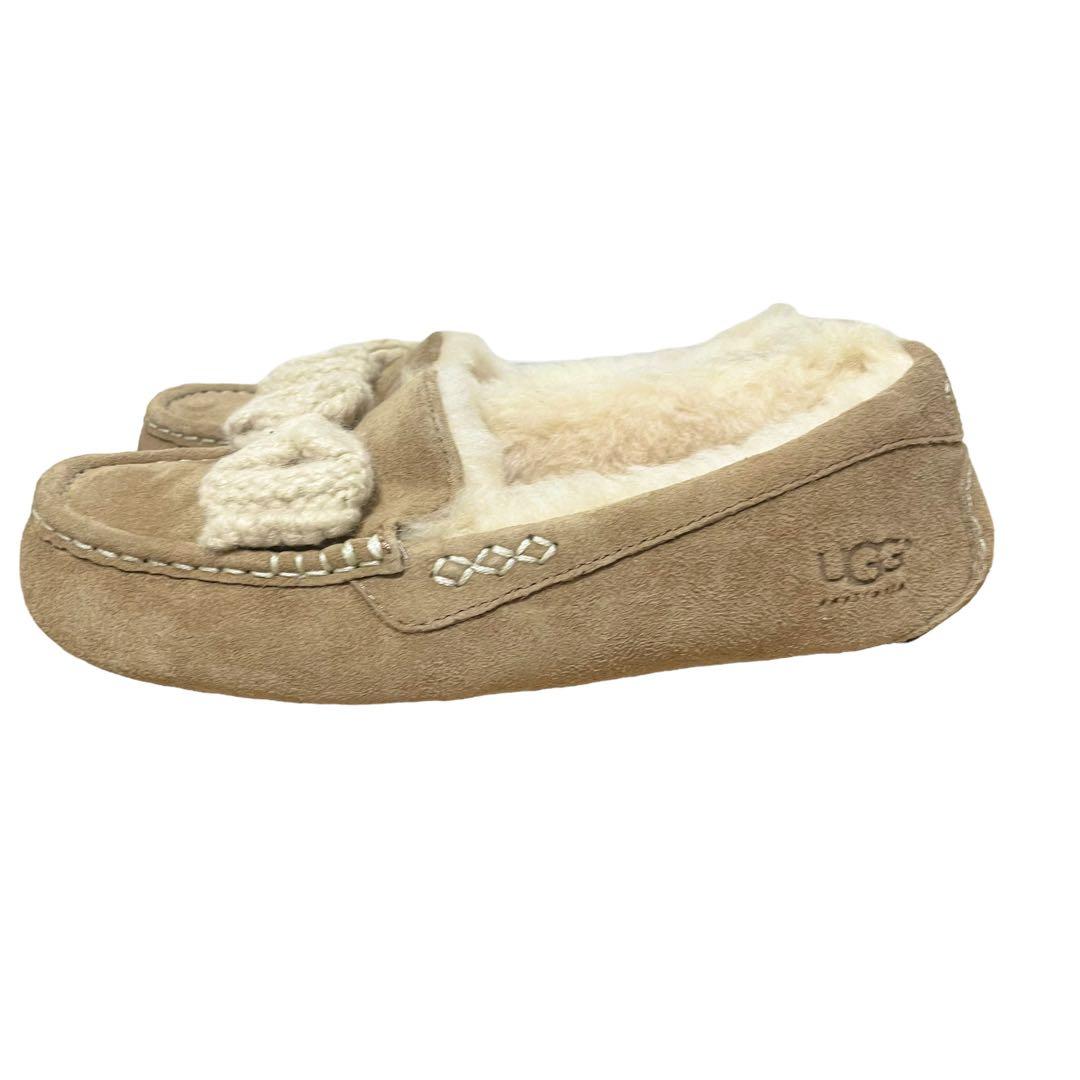 UGG アンスレー ボウ モカシン リボン 24