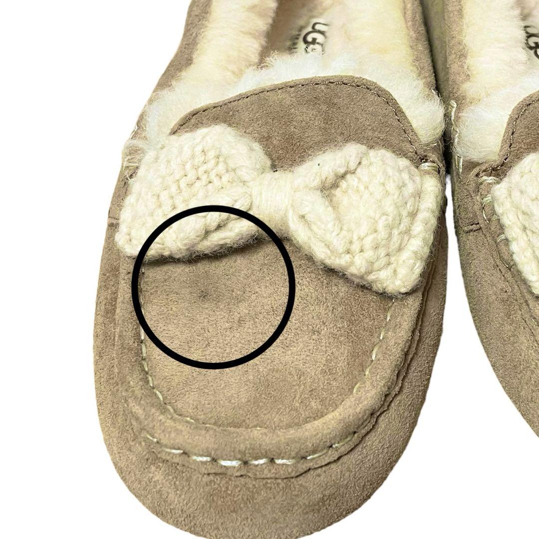 UGG アンスレー ボウ モカシン リボン 24