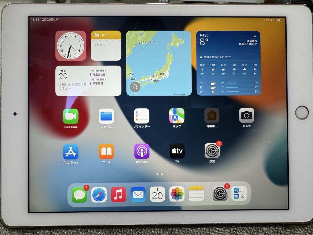 iPad Air 2 Wi-Fi +Cellular 64GB ゴールド