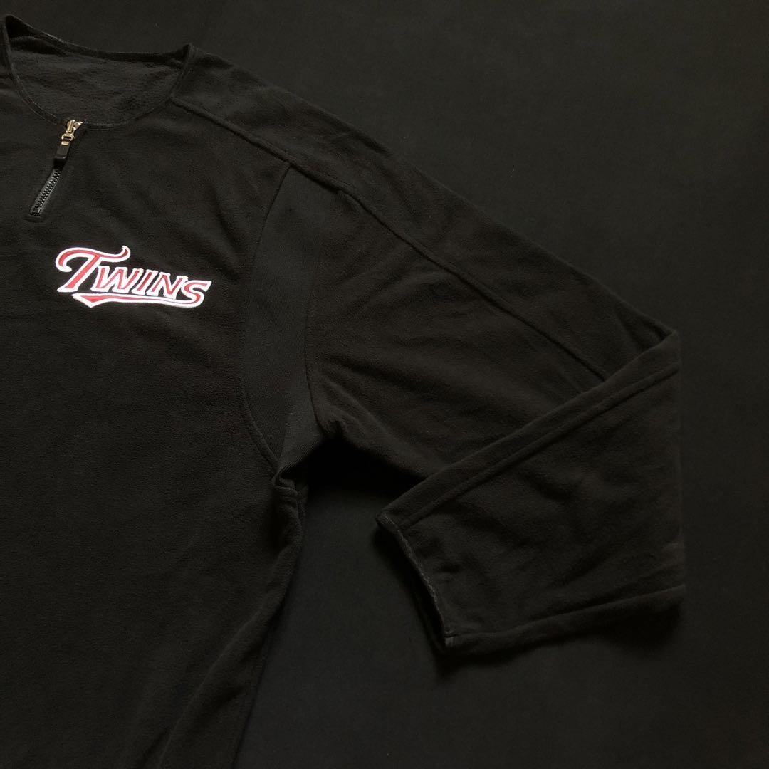 LG Twins フリース black 刺繍ロゴ ツインズ kbo 韓国プロ野球