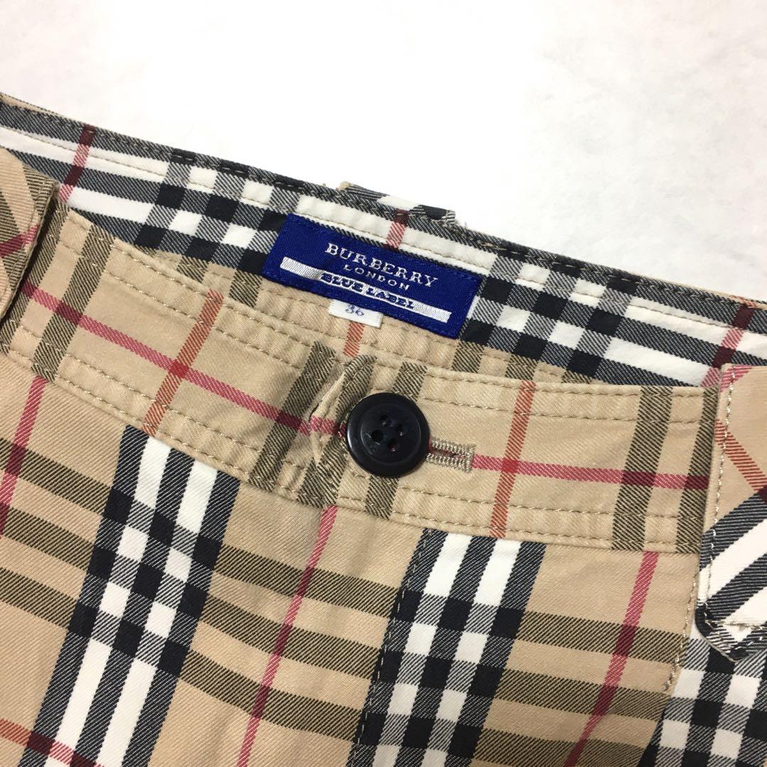 美品⭐️レア⭐️バーバリーブルーレーベル ノバチェック