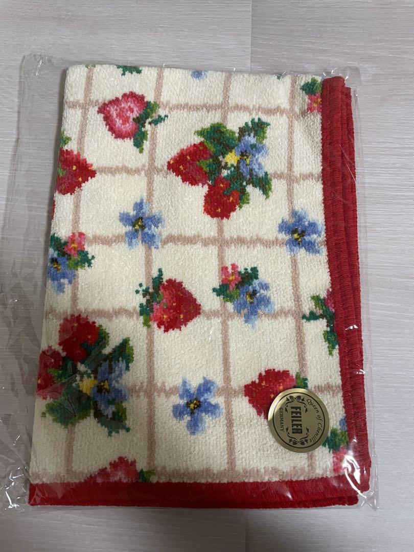 【新品 未使用】フェイラー　ストロベリーフィールドプチ　ゲストタオル