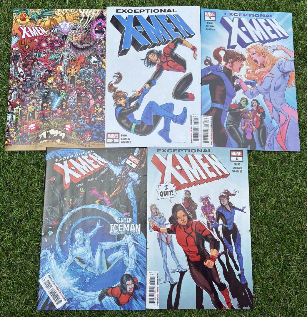 アメコミ スパイダーマン　エックスメン　マーベル　リーフ　 コンプリートセット アメコミ X-men #1~5 エックスメン マーベル スパイダーマン