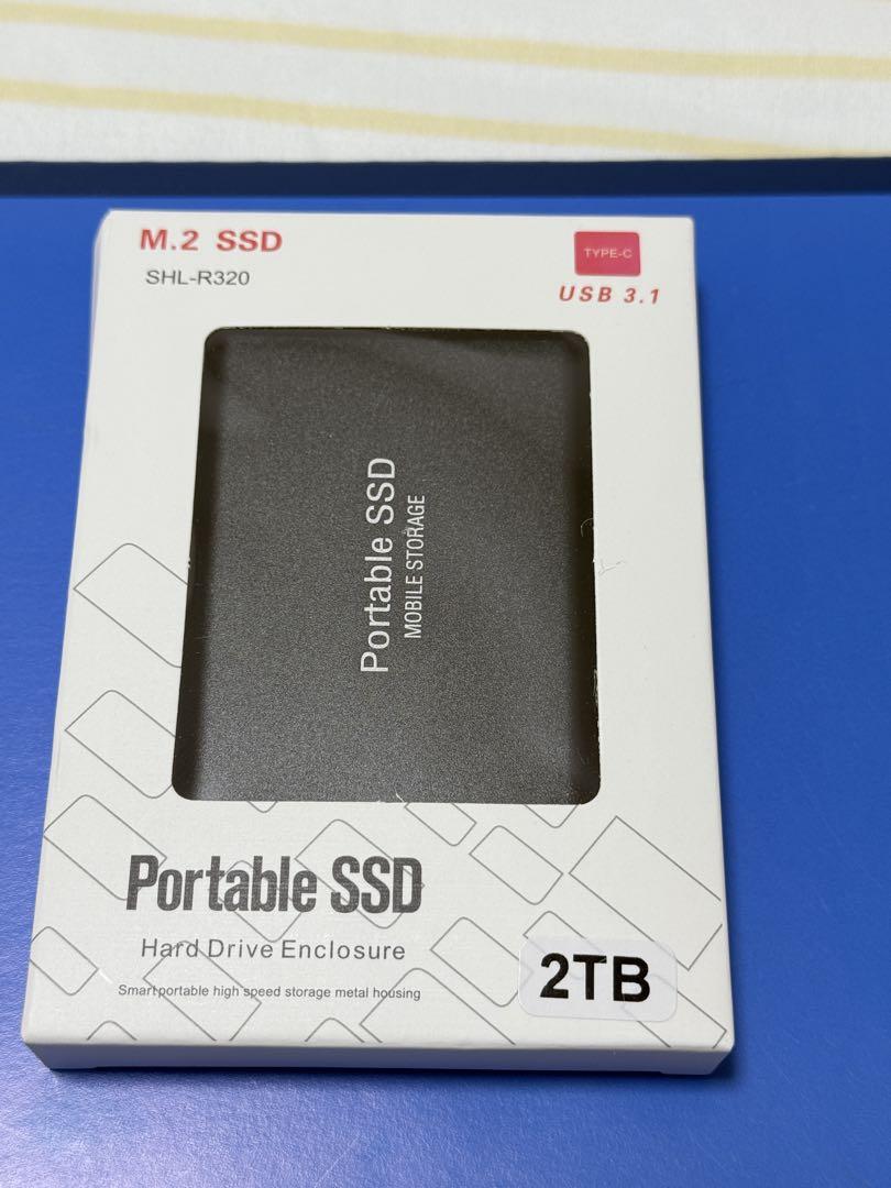 ポータブルSSD 2TB SHL-R320 USB 3.1 動作確認済