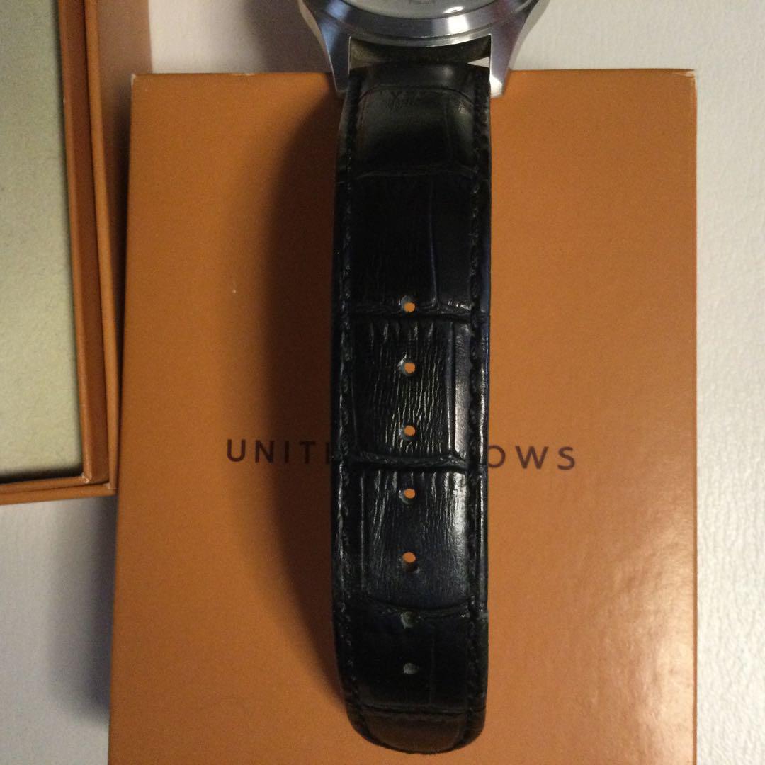 UNITED ARROWS クォーツ腕時計 シルバー/ブラック