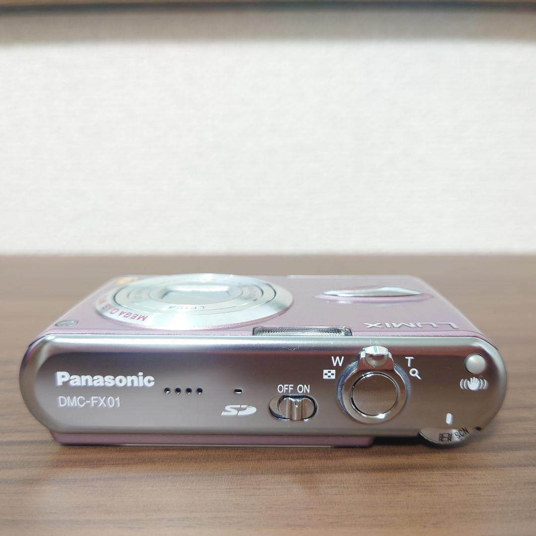 パナソニック デジタルカメラ LUMIX DMC-FX01-P ピンク